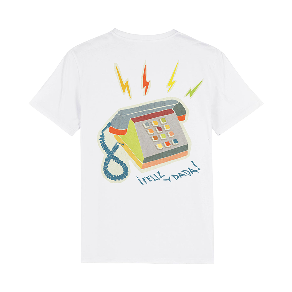 Phone Call White Tee