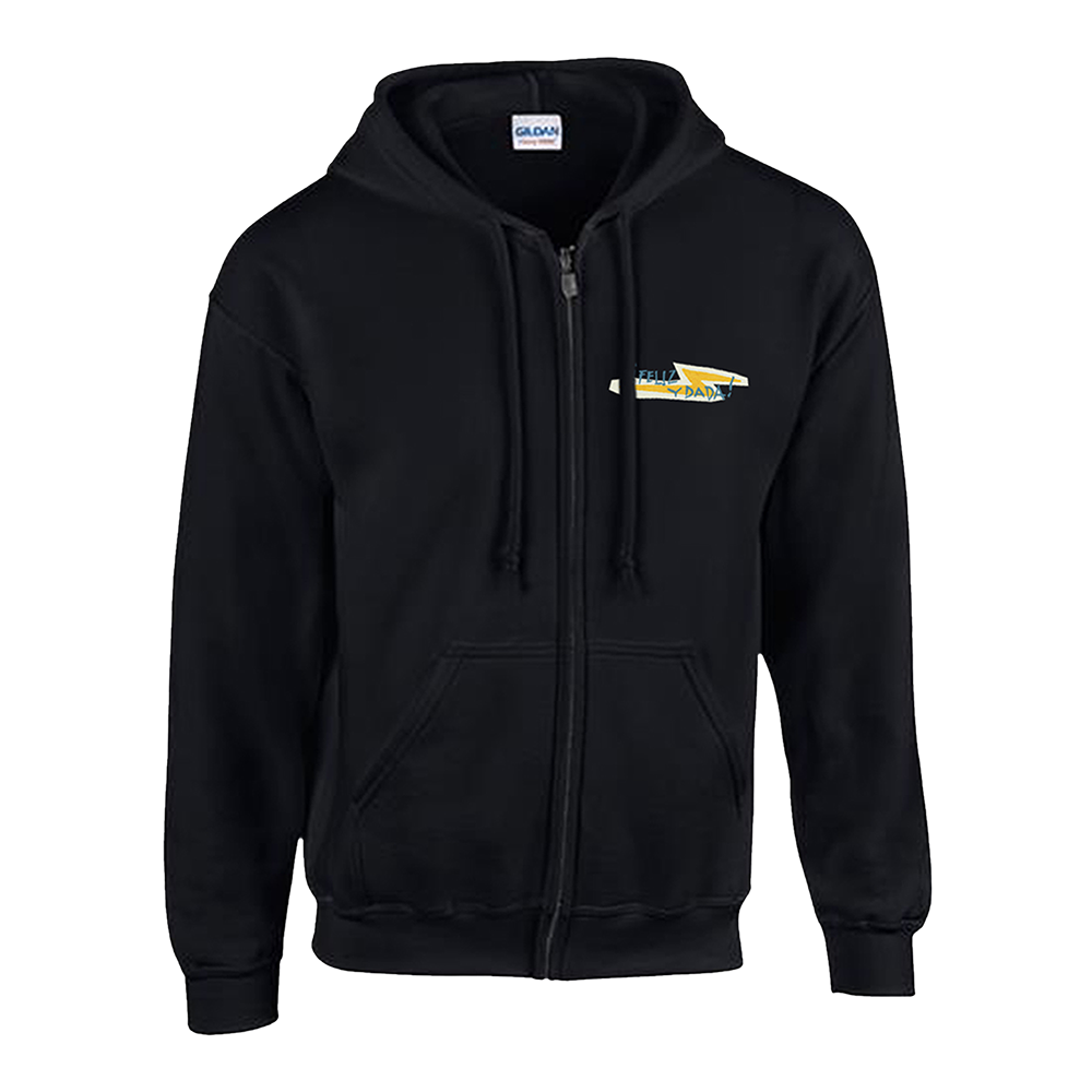 Phone Call Black Zip Up Hoodie – Feliz Y Dada